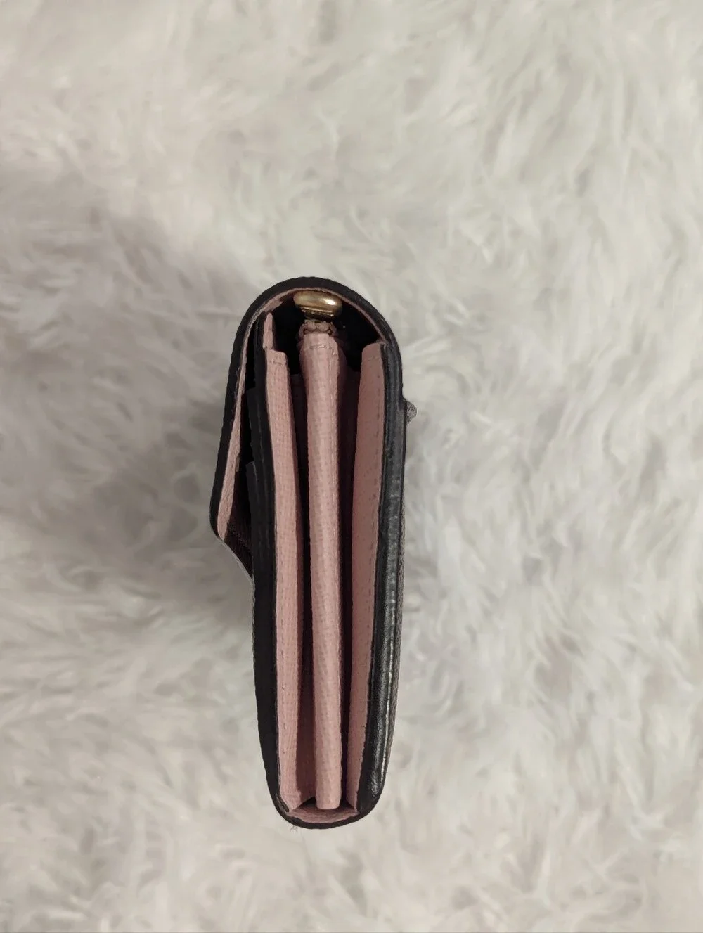 Authentic Louis Vuitton Sarah Wallet - Monogram Canvas w/ Pink Rose Ballerine
